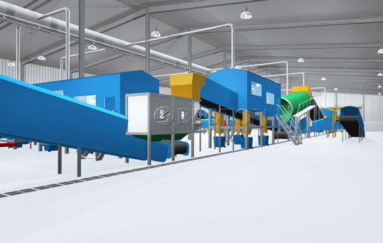 Beston Automatic Waste Machine for Sale-3D Model