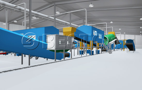 Beston Solid Waste Disposal System- 3D Model