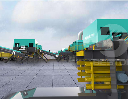 Beston Garbage Sorting Machine for Sale-3D Model