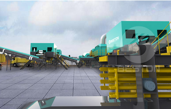 Beston Garbage Sorting Machine for Sale-3D Model