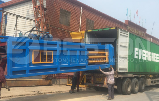 Shipment of automatic sorting plant to Hungary