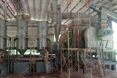 Beston Shisha Charcoal Making Machine Installed in Malaysia